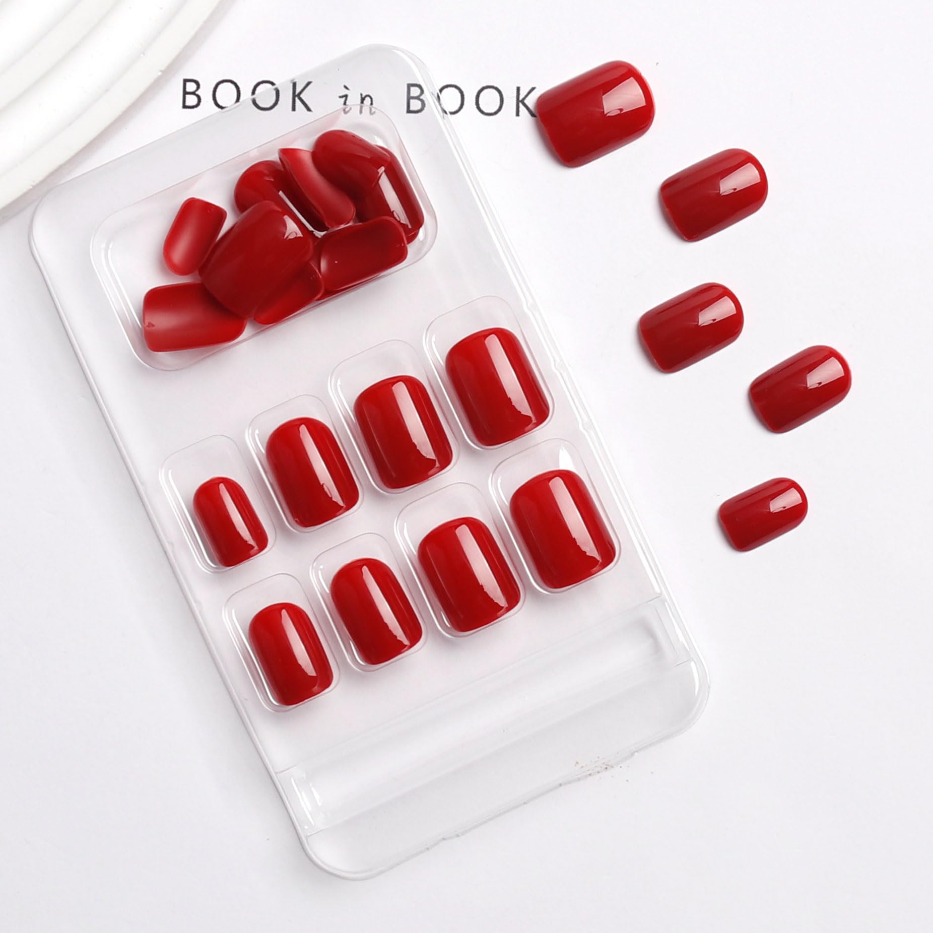 BFY elegant square nails enhance slender fingers with versatile styling