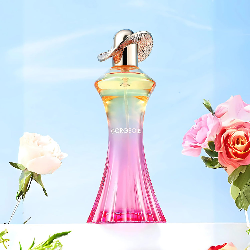 Bharara Gorgeous lifestyle shot shows confident, stylish scent for daily wear.