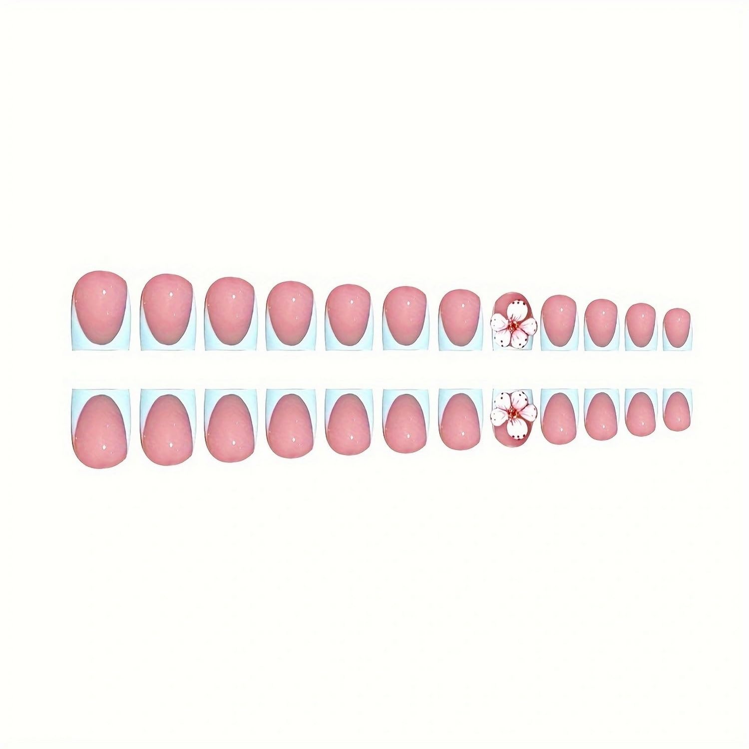 BHOOKA Extra-short square press-on nails for a neat, modern silhouette