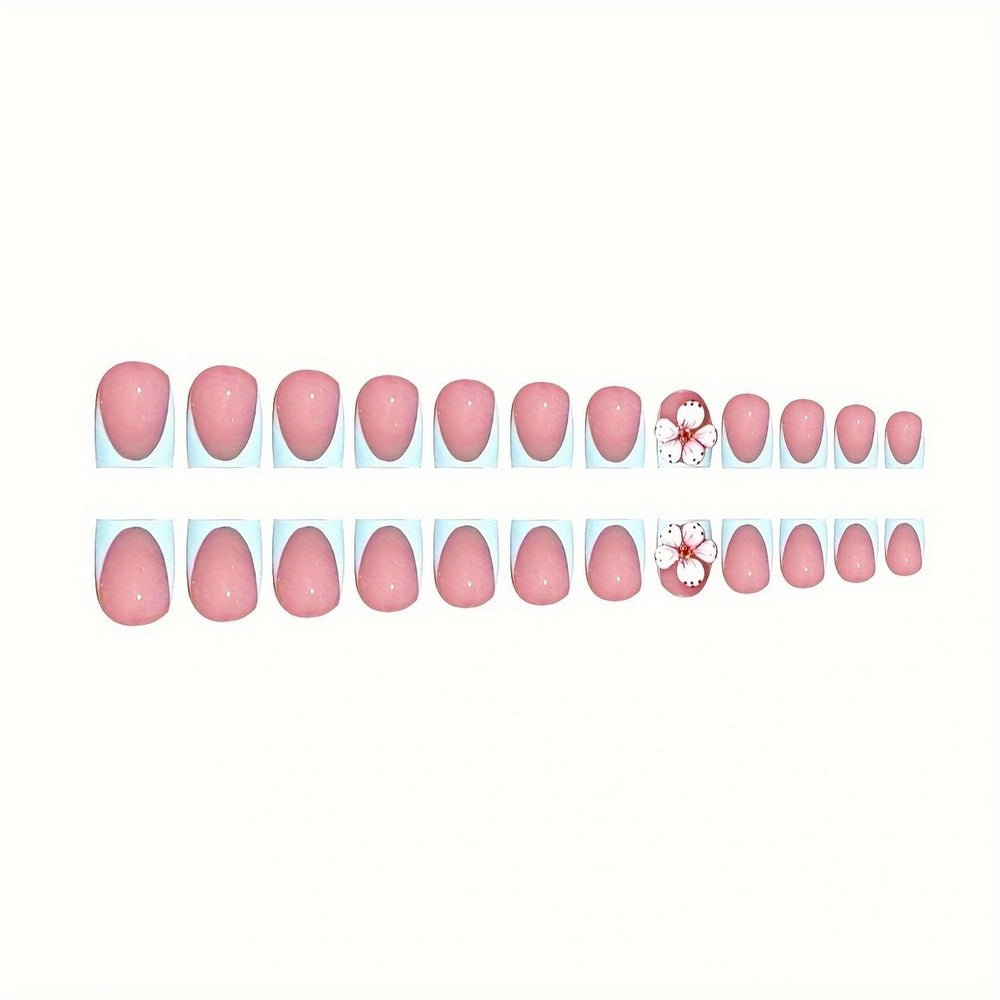 BHOOKA Extra-short square press-on nails for a neat, modern silhouette
