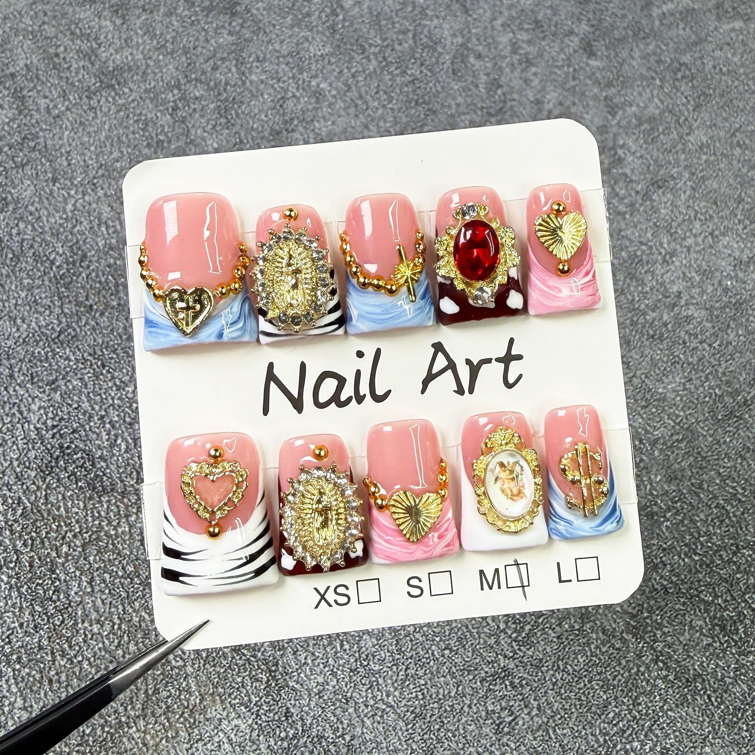 BHOOKA gradient French tip nails for chic daily wear