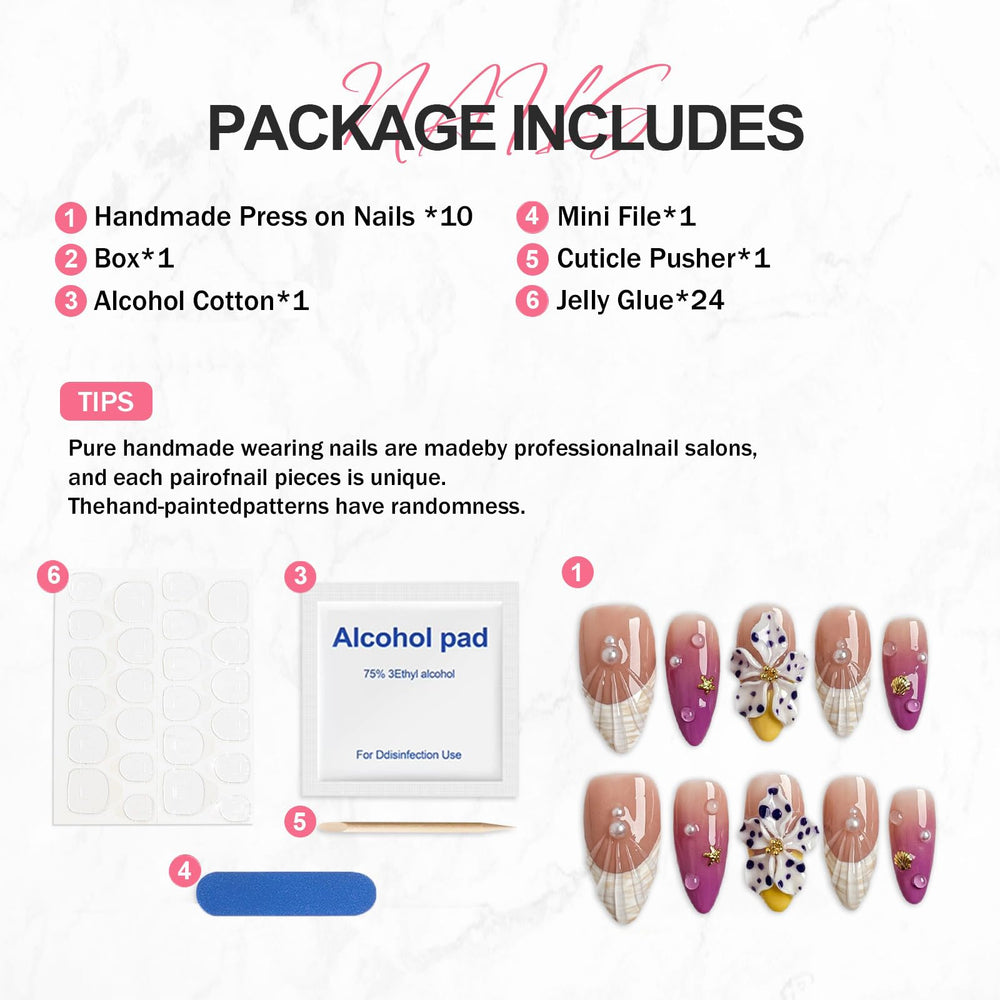 BHOOKA pearl embellishments nails for elegant, premium nail art