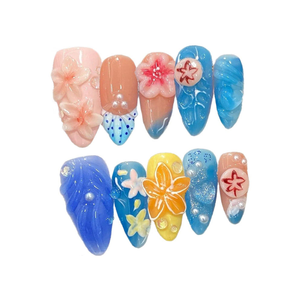 BHOOKA pearl embossed nails showcase luxe detail for special occasions