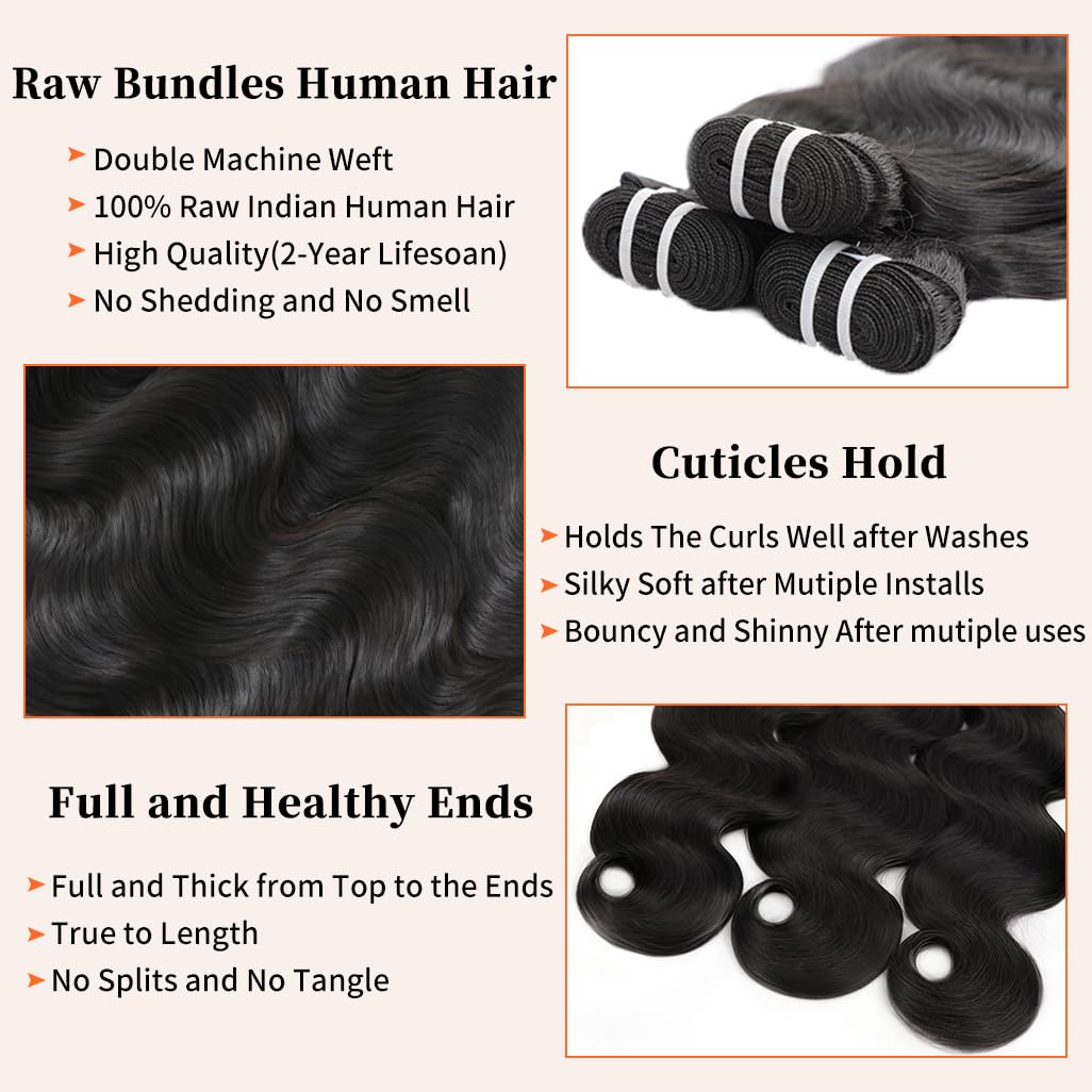 BIAGT 16A raw bundles 22-inch close-up highlights thickness and curl retention.