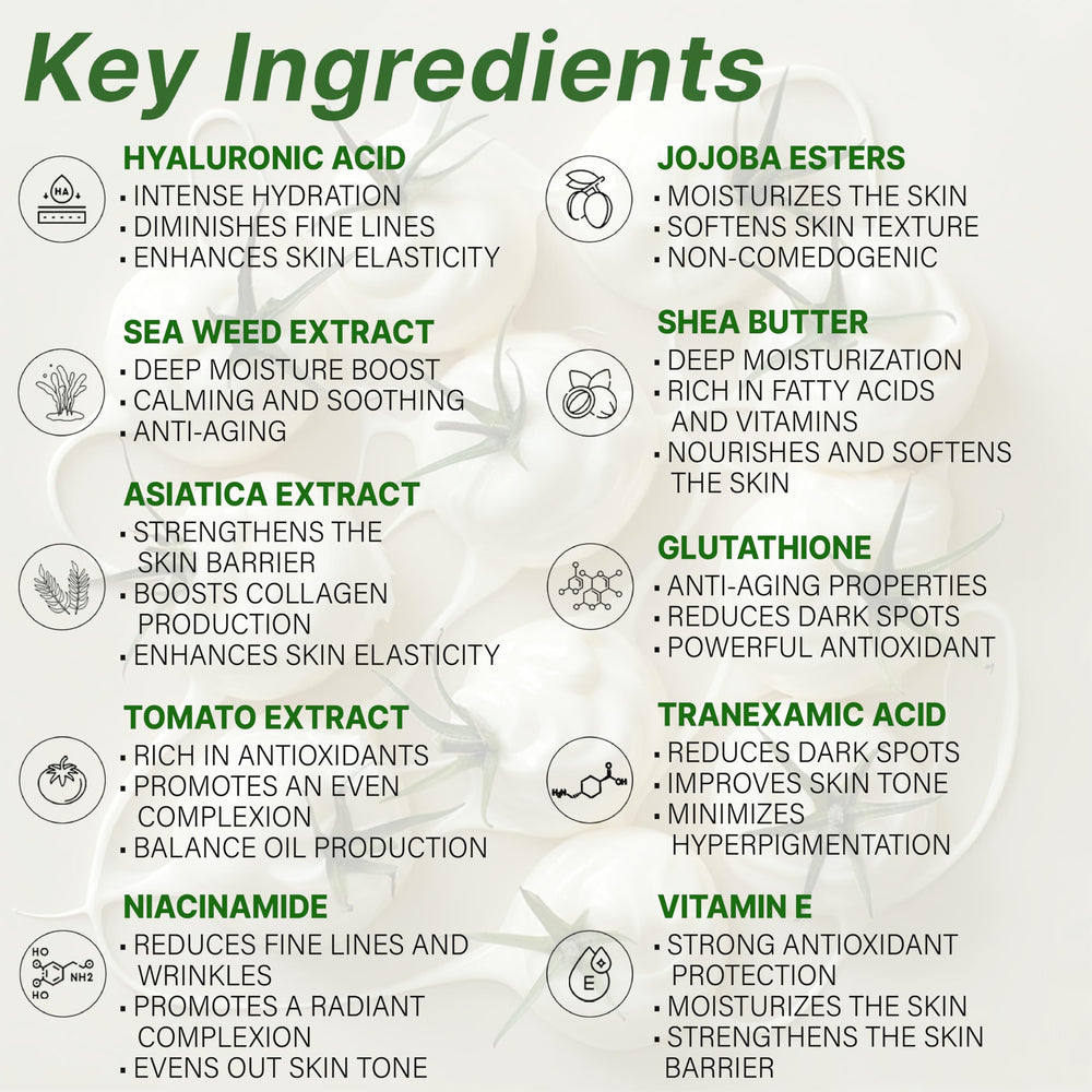 BICHE Hyaluronic Acid ingredient panel highlighting moisture for skin comfort.
