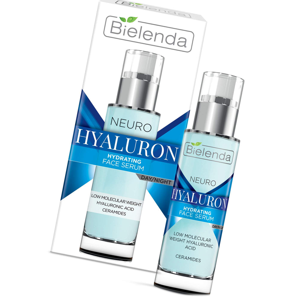 Bielenda Neuro Hyaluron Serum application on hand for easy morning routine.