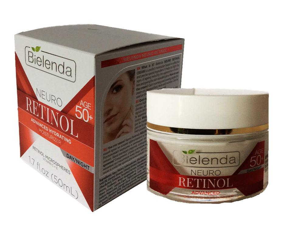Bielenda Neuro Retinol 50 day/night routine for balanced hydration