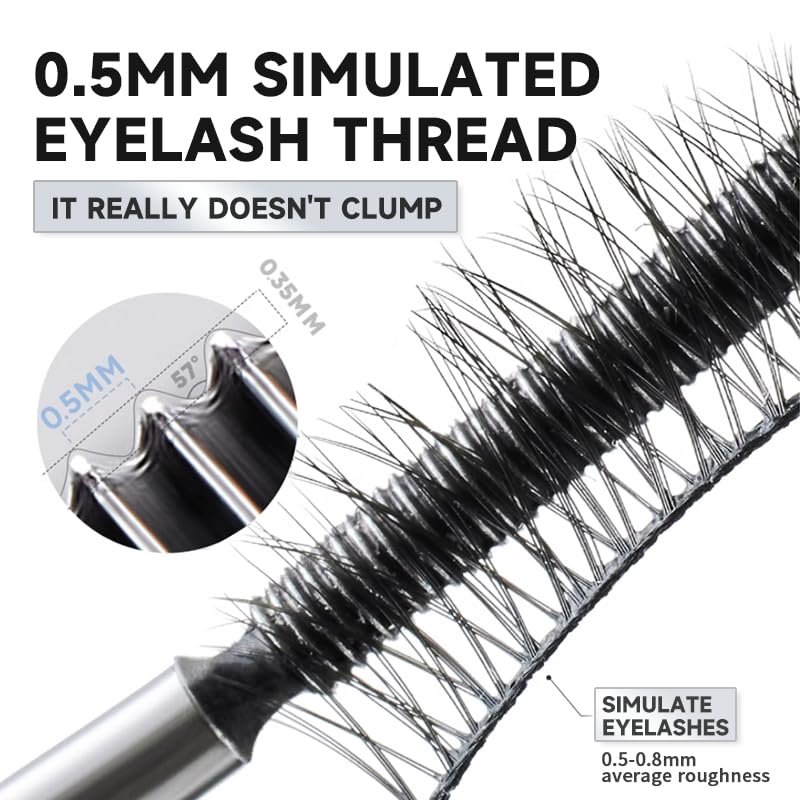 Biewals Iron Wand Mascara washable metal brush cleans easily after each wear.