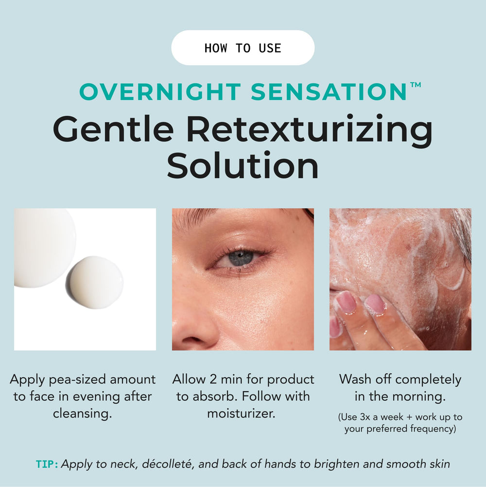 Bigger Than Beauty Overnight Sensation featured within a night routine sequence.