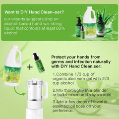 After-shave use showing calming cooling sensation