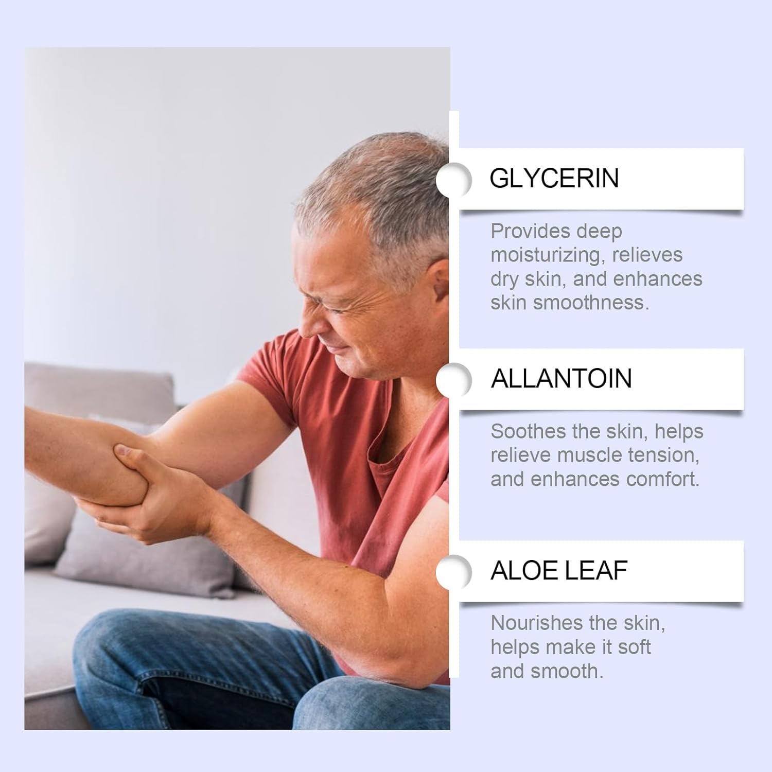 BIJIELAODIAO soothing gel massaged into skin for cooling absorption