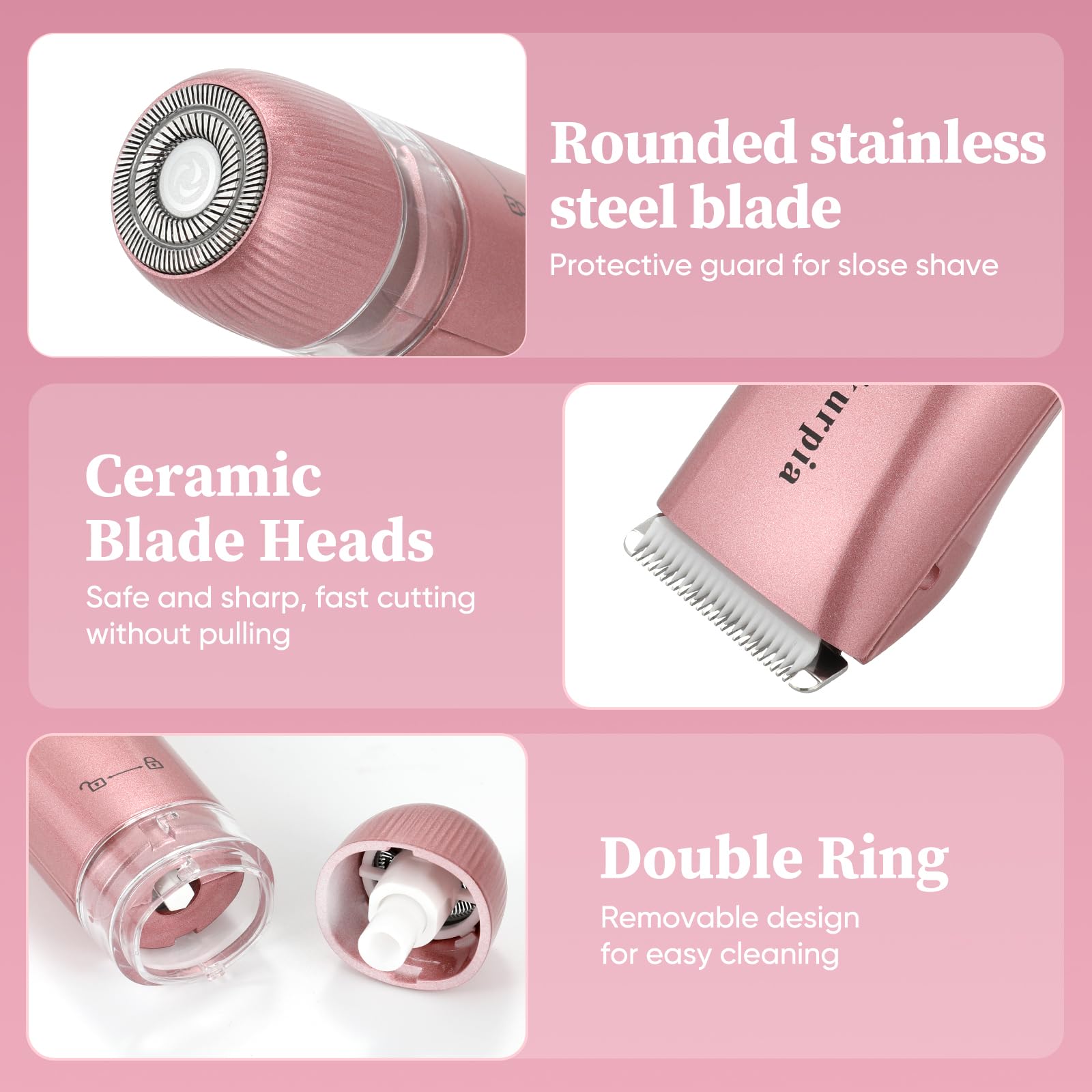 Bikurpia women-focused grooming design for easy personal care.