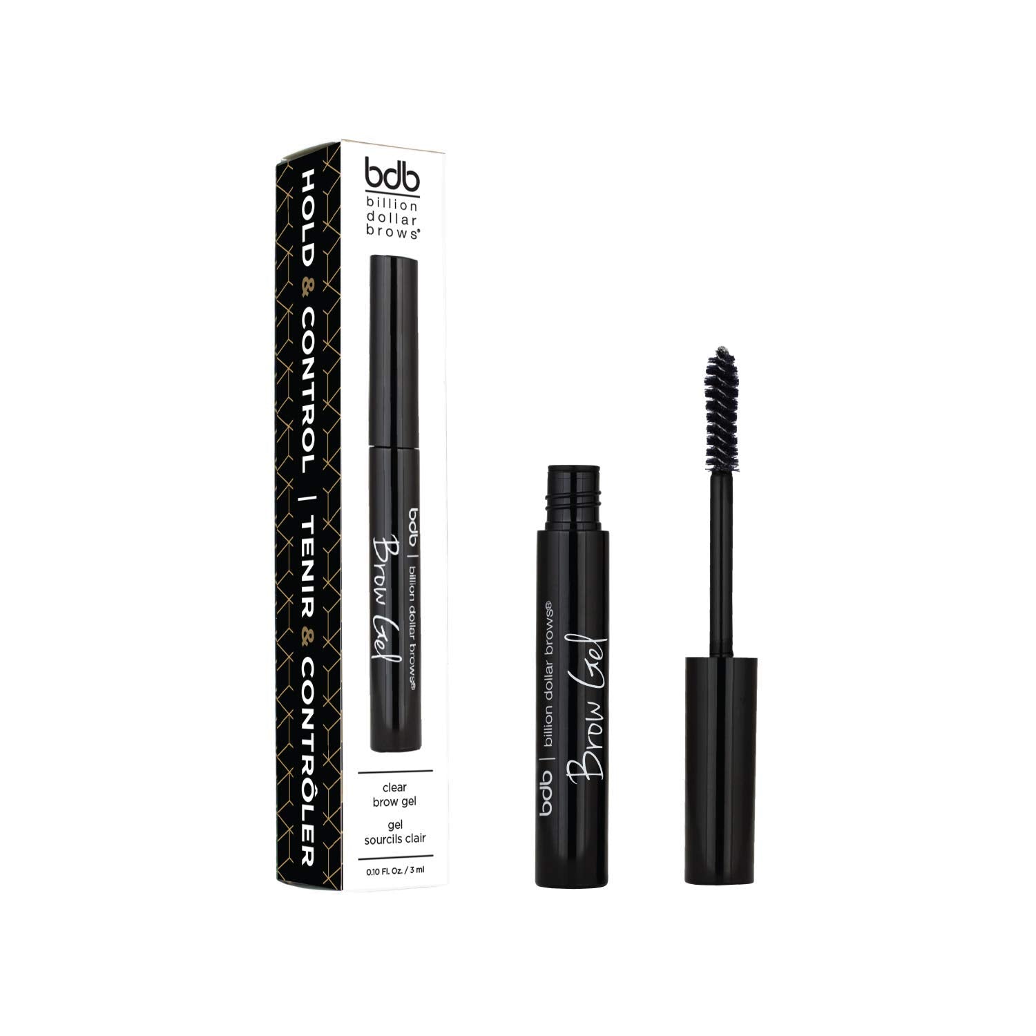 Billion Dollar Brows bdb Eyebrow Gel clear-finish enables versatile styling over bare brows or products.