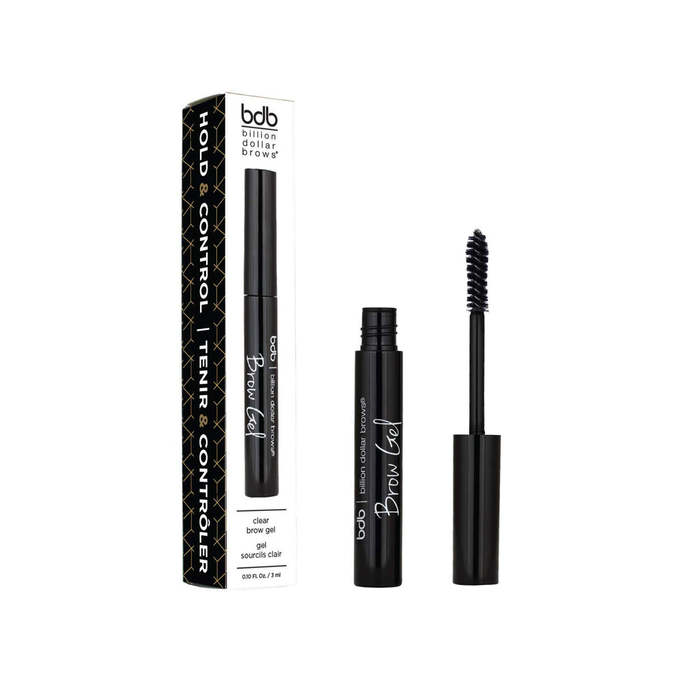 Billion Dollar Brows bdb Eyebrow Gel clear-finish enables versatile styling over bare brows or products.
