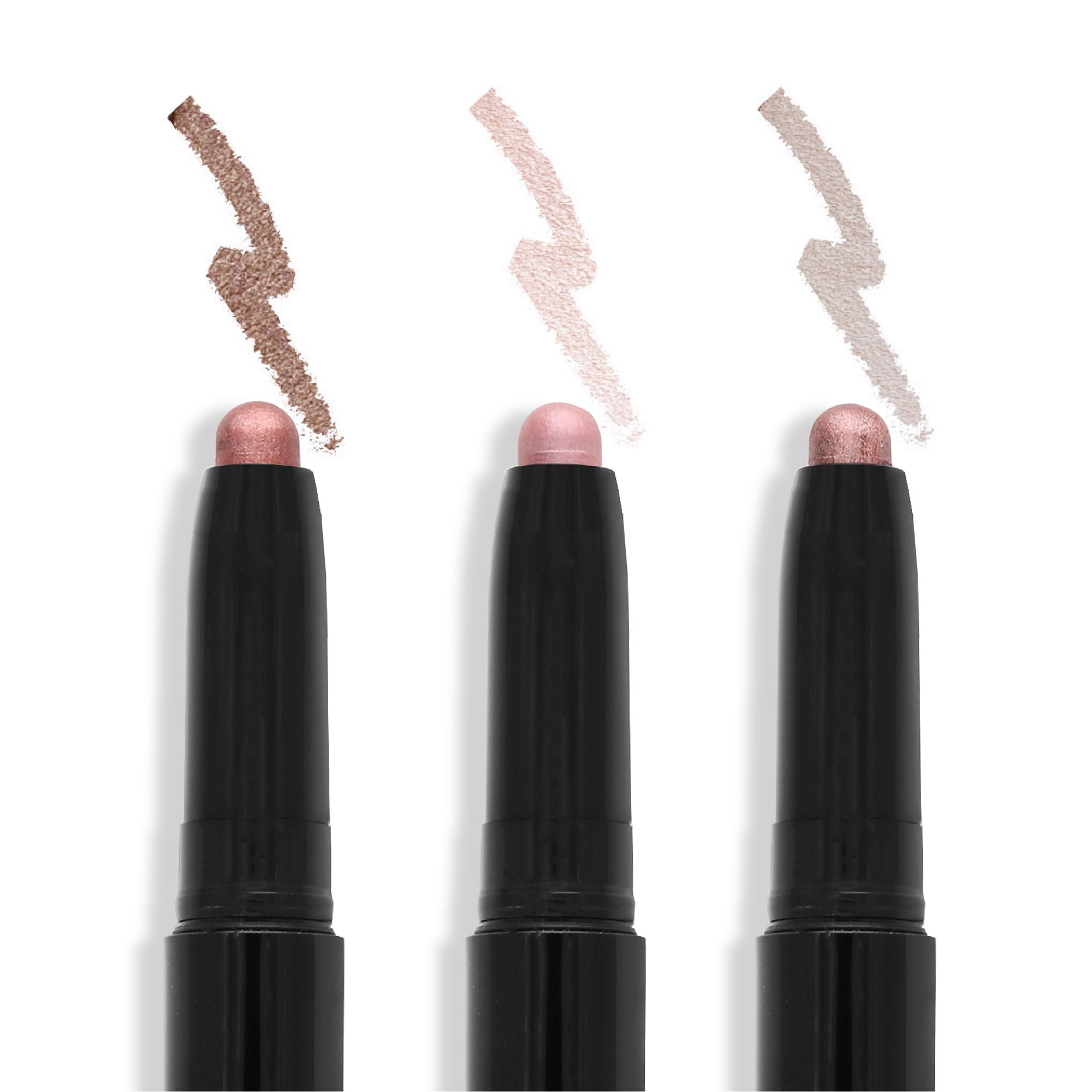 BDB Shimmer Eyeshadow Stick Amour being applied on eyelid for easy blend
