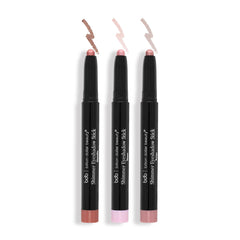 Billion Dollar Brows BDB Shimmer Eyeshadow Stick Amour swatch showing rose shimmer on skin