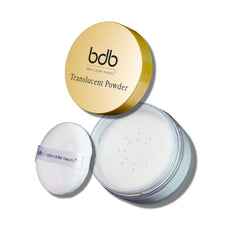 Billion Dollar Brows BDB translucent setting powder compact seals makeup for all-day wear.