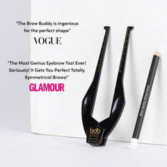 Billion Dollar Brows contour stencil set supports quick, professional brow shaping.