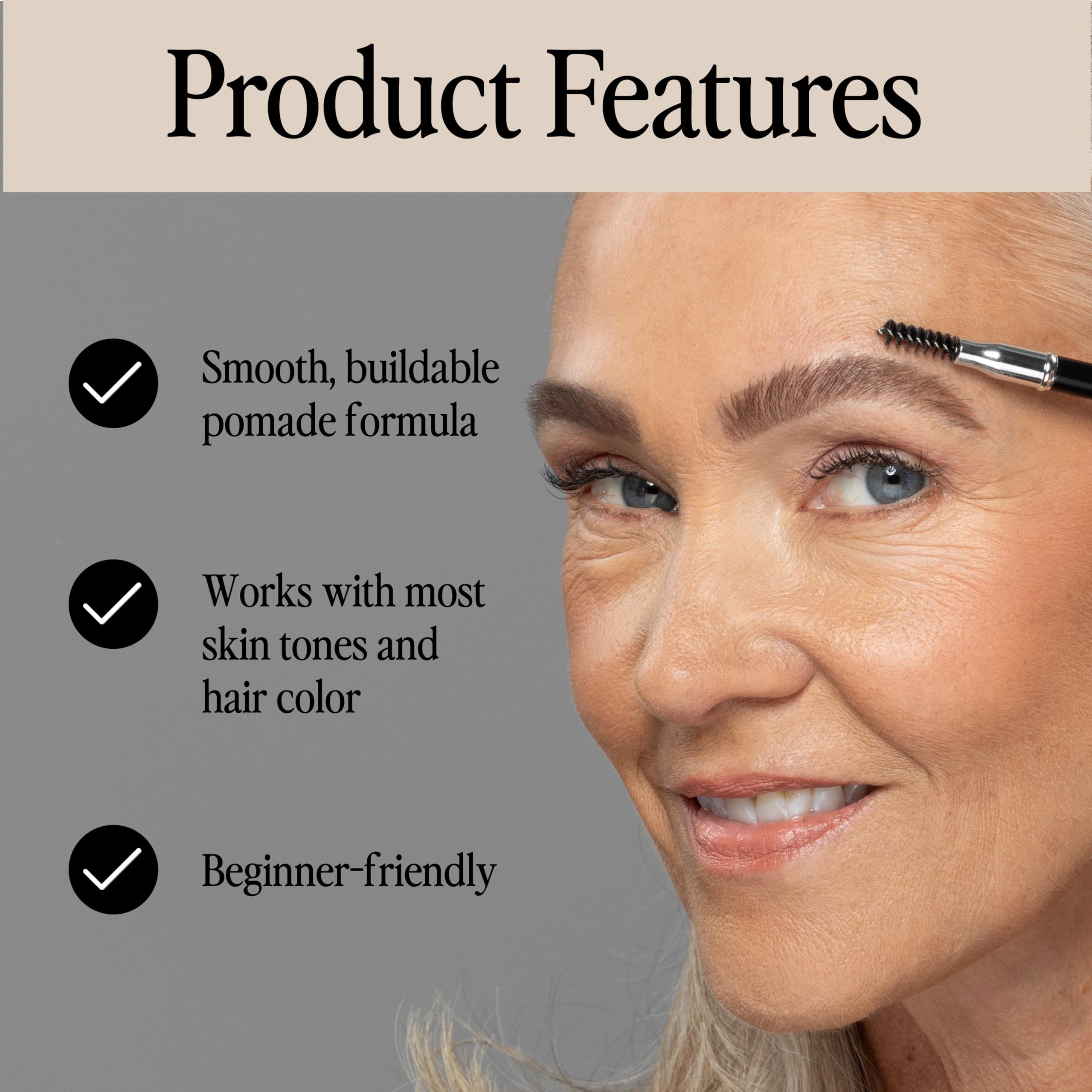 Billion Dollar Brows travel-friendly packaging for on-the-go touch-ups.