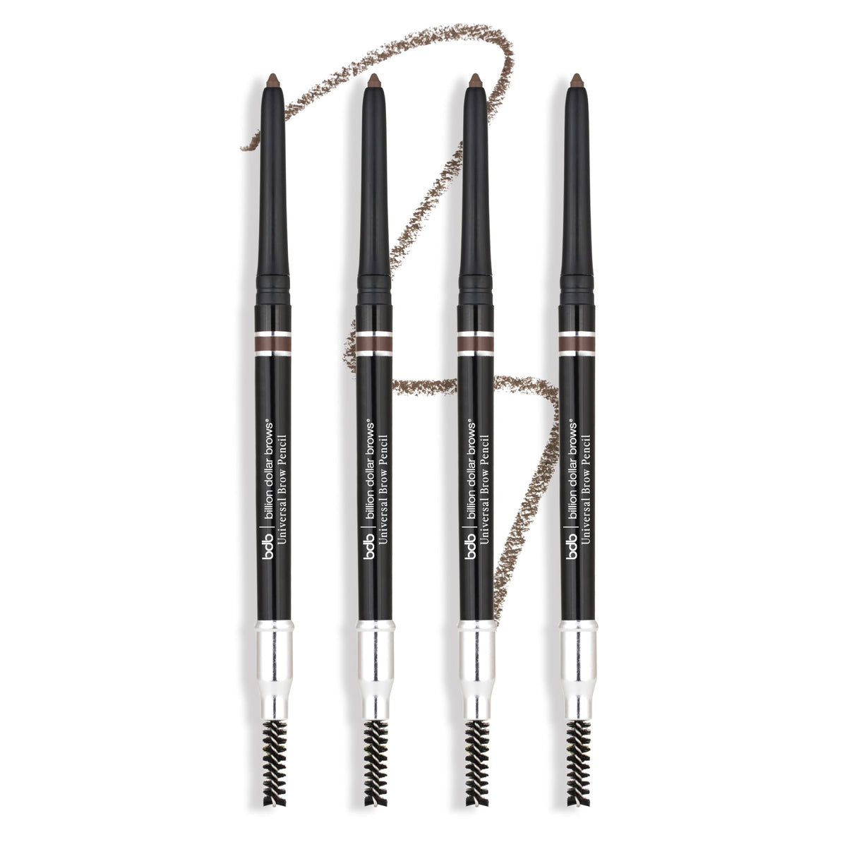 Billion Dollar Brows universal eyebrow pencil with precision tip for precise brow shaping.