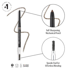 Billion Dollar Brows waterproof formula keeps brows defined in heat or humidity