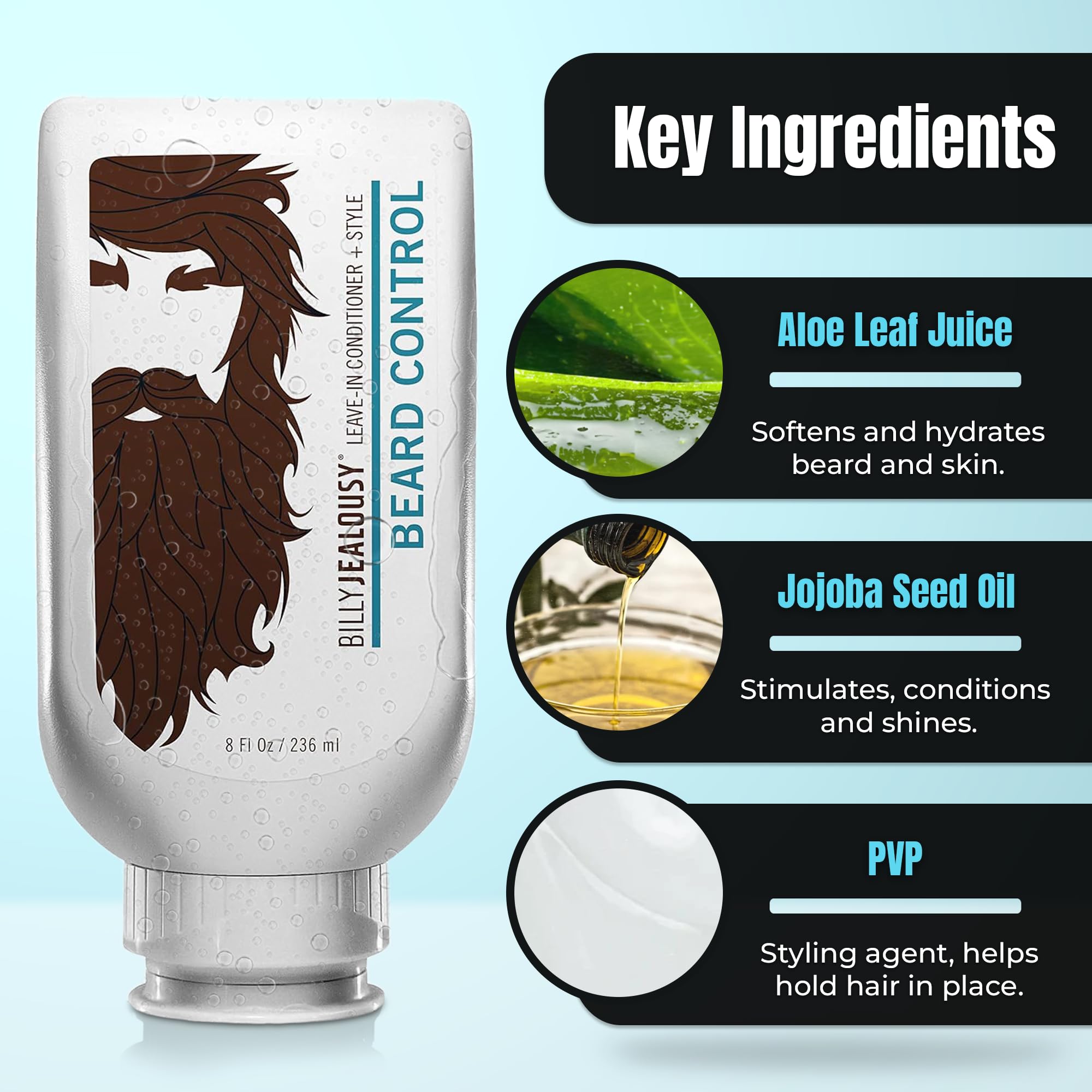 Billy Jealousy Original Beard Control being applied by hand for easy use