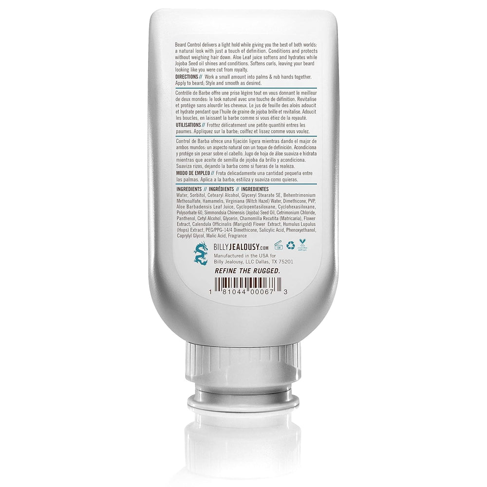 Beard Control softens curls for smoother beard texture