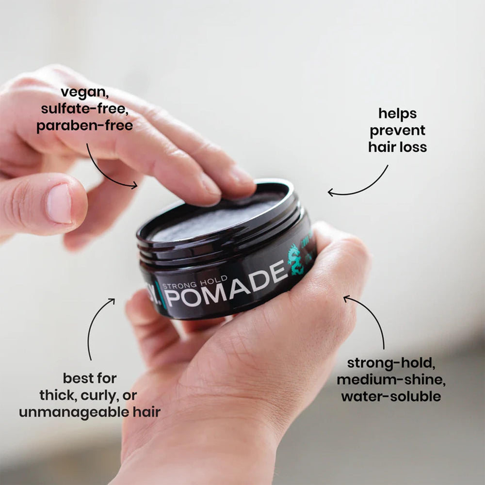 Hands emulsifying Plaster Master for easy distribution in damp hair