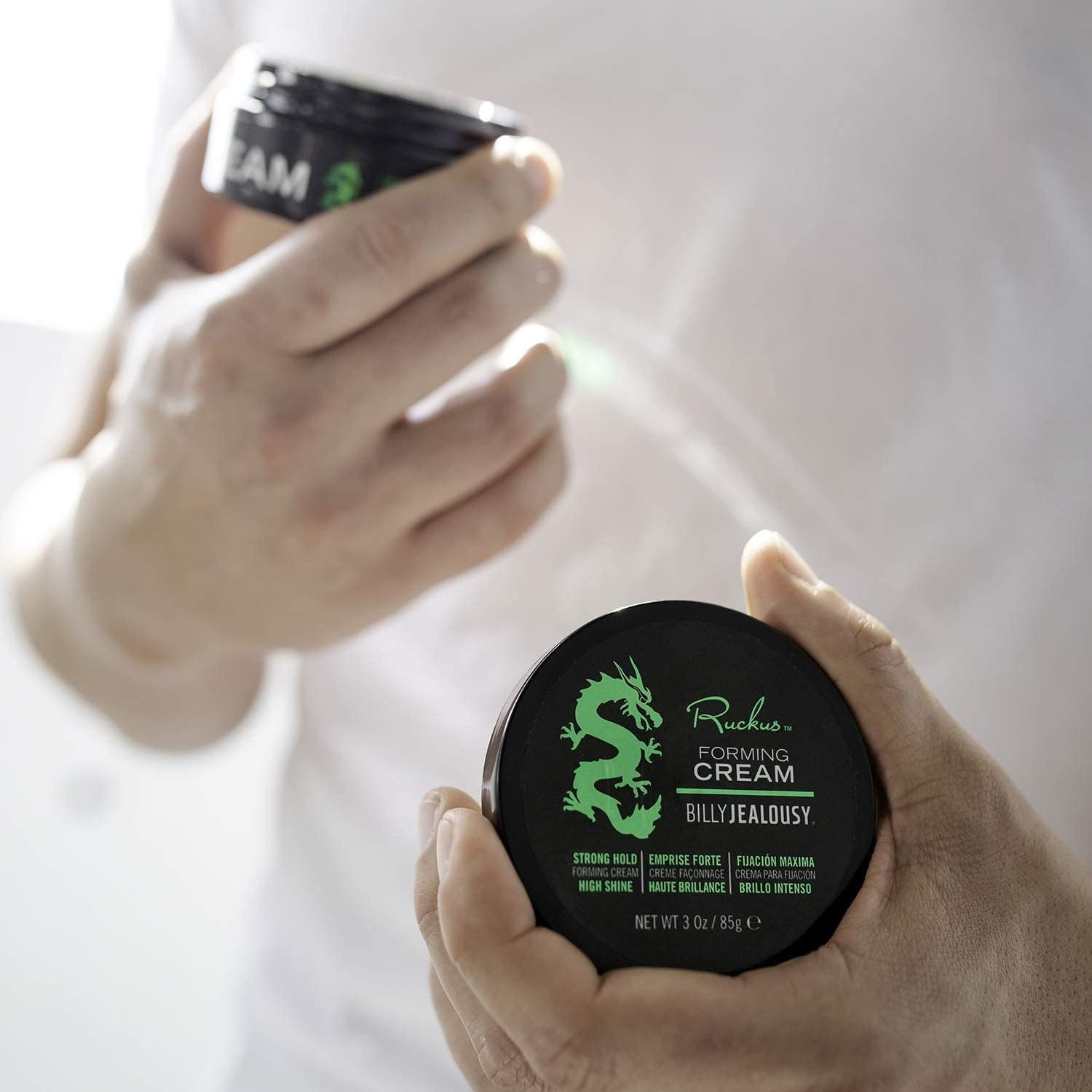 Ruckus cruelty-free vegan-friendly badge on packaging