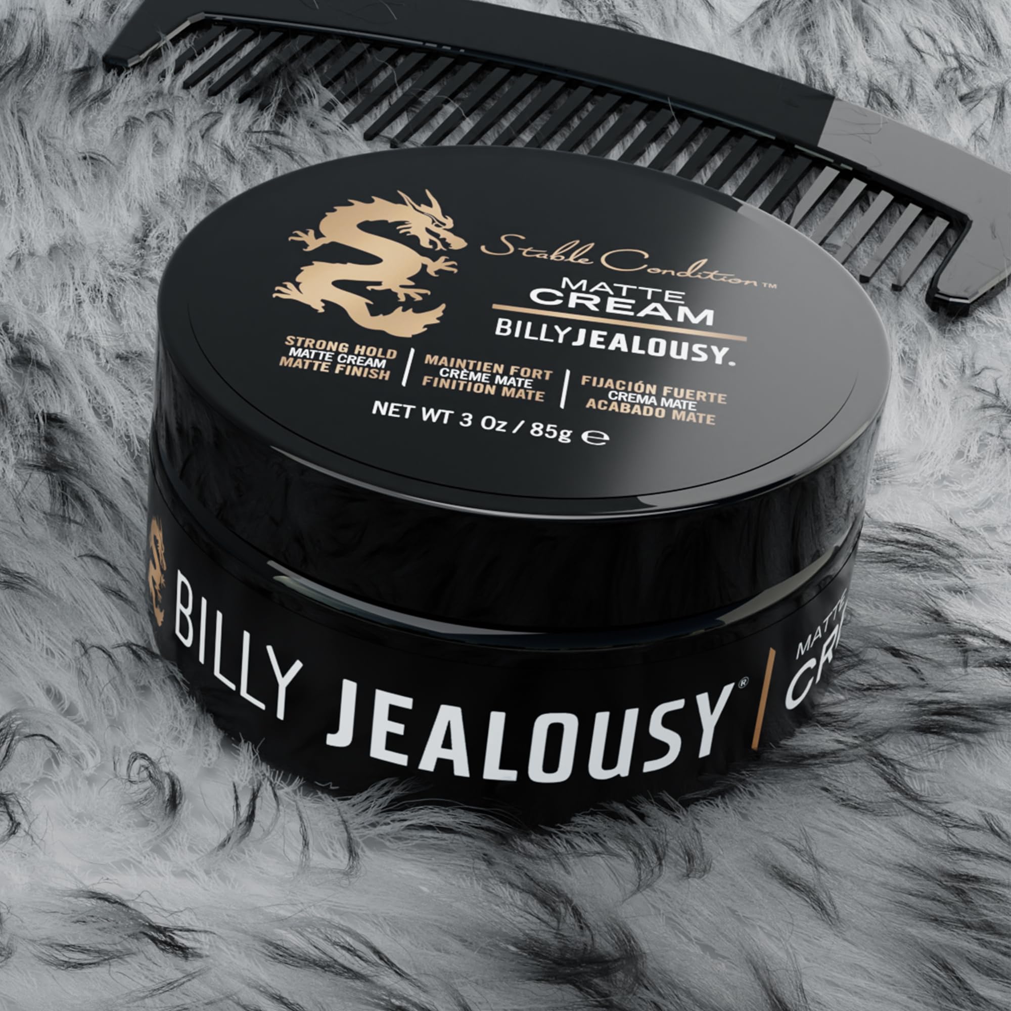 Hands applying Matte Cream for quick, easy styling