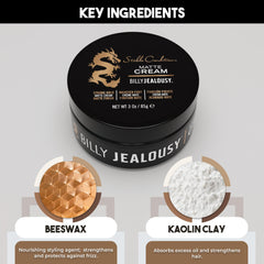 Stable Condition Matte Cream texture shown on hair for natural look