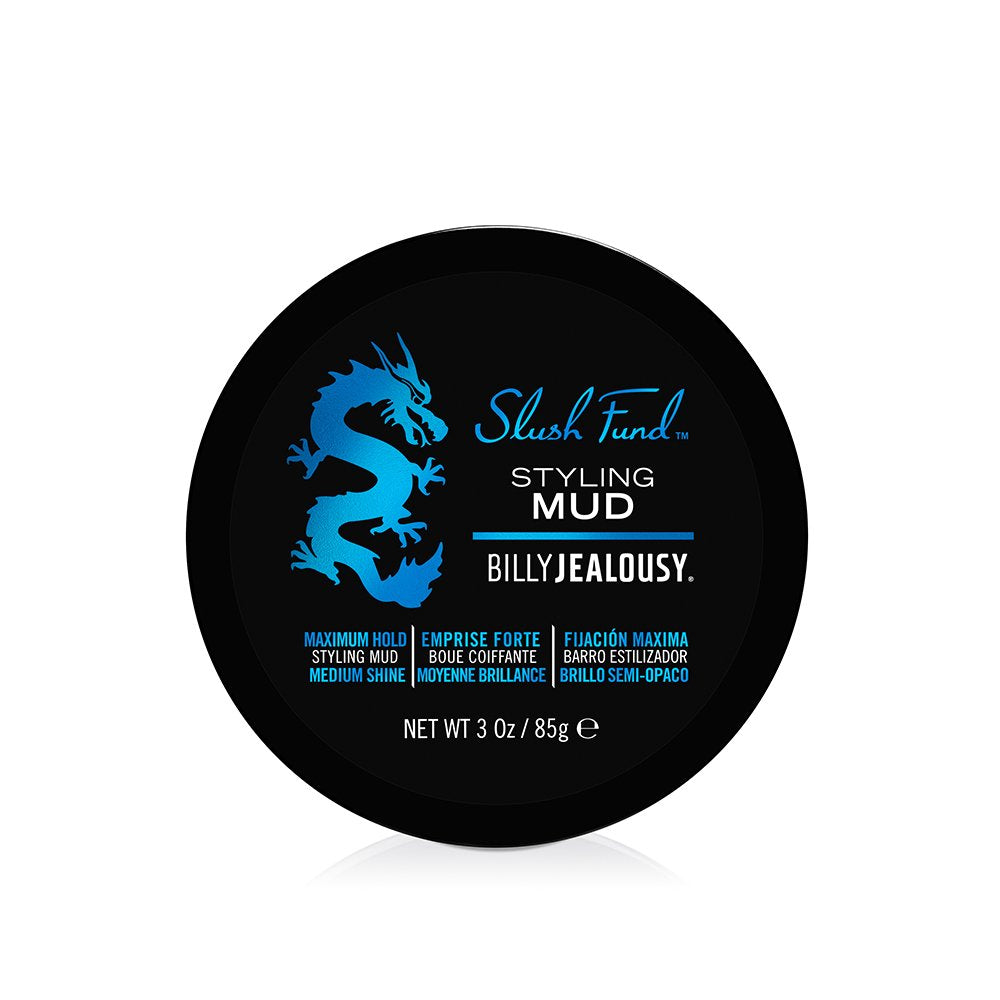 Billy Jealousy Slush Fund Styling Mud jar front view showing texture and hold