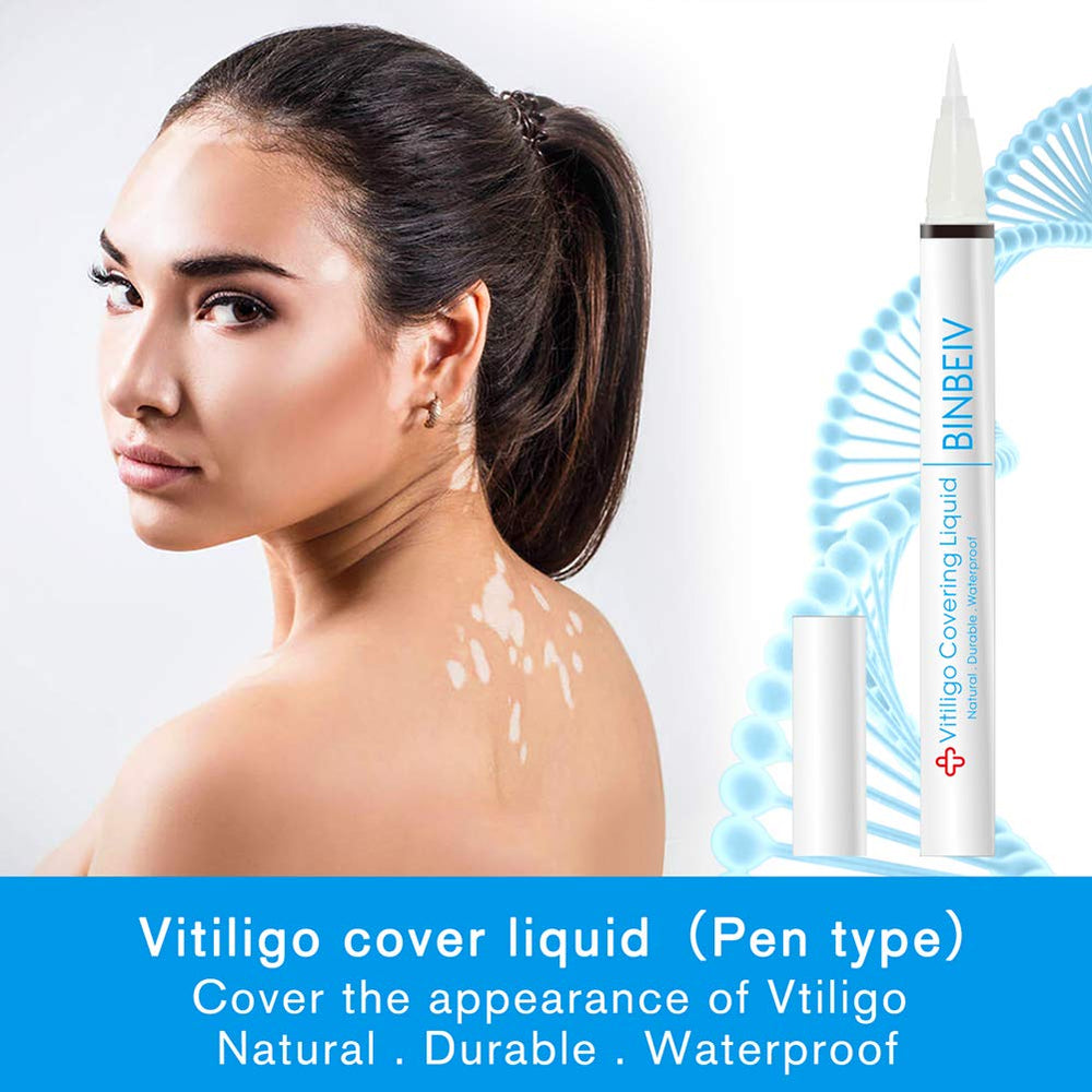BINBEIV Vitiligo Cover Liquid applicator tip enables precise, mess-free application