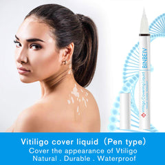 BINBEIV Vitiligo Cover Liquid applicator tip enables precise, mess-free application