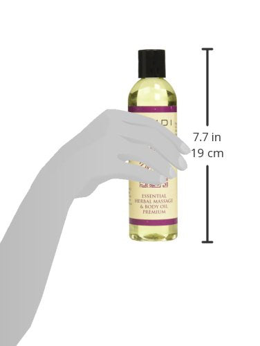 Bindi oil ingredients and herbs image emphasizes ayurvedic components for nourishment.
