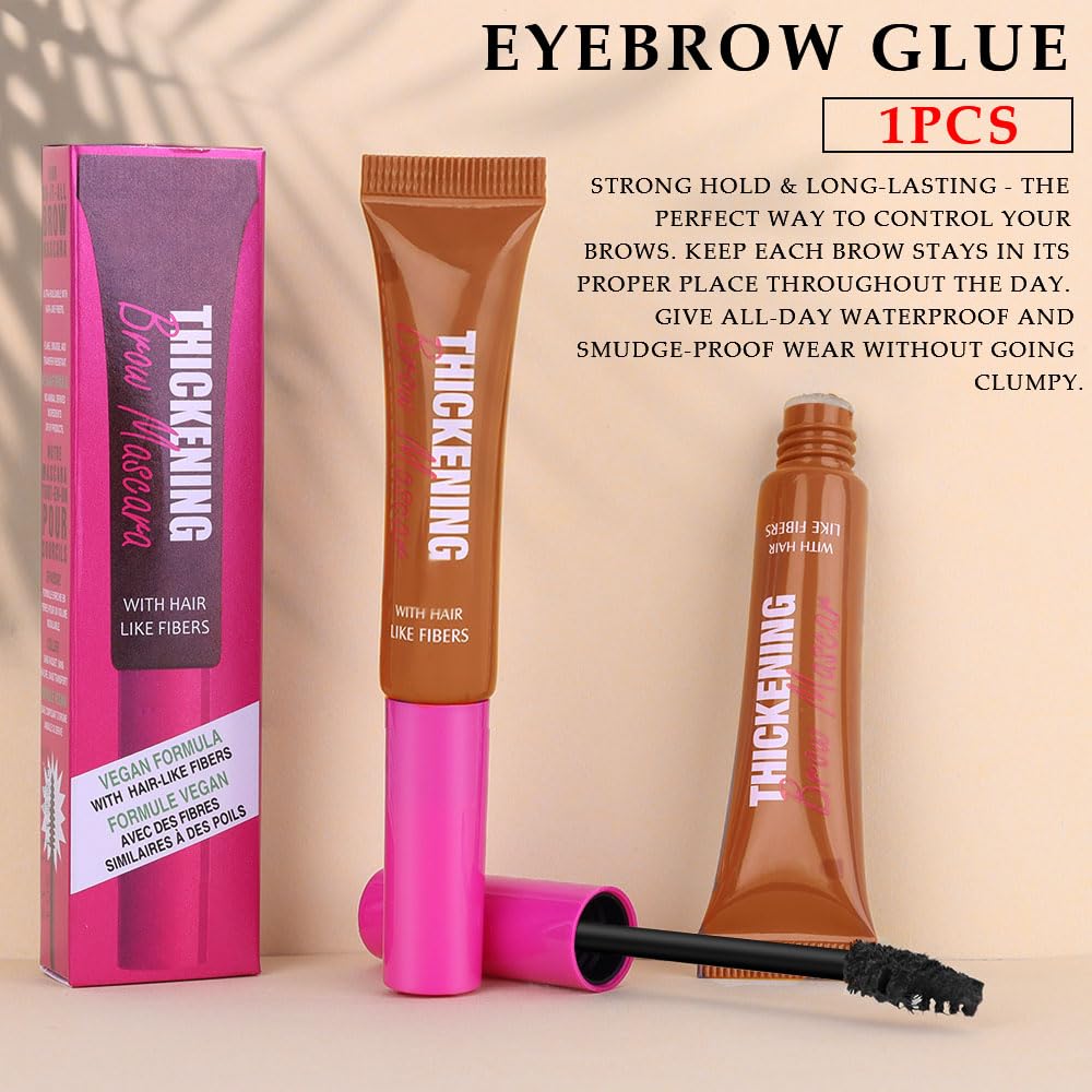 BINGBRUSH auburn-03 brow mascara complements warm hair tones