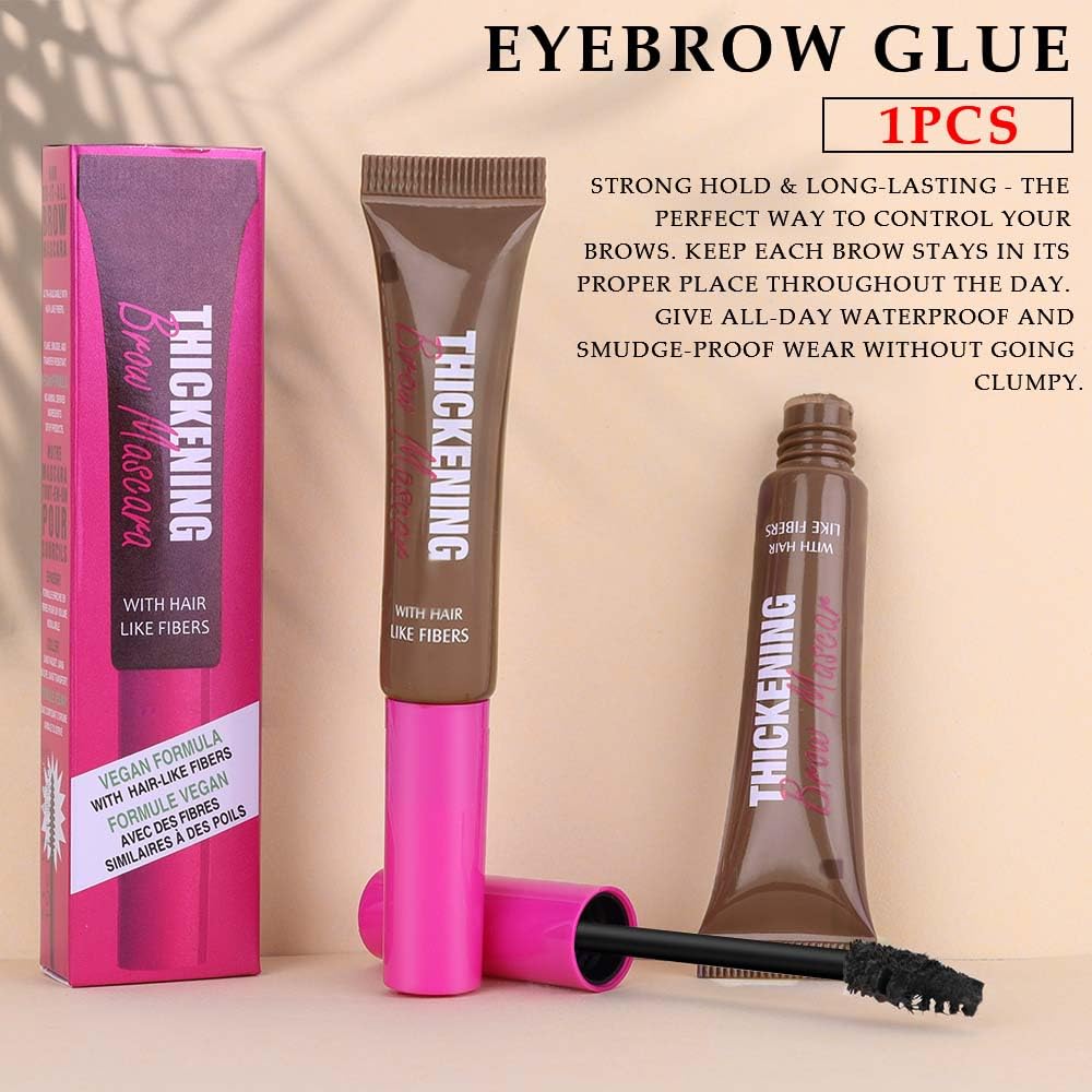 BINGBRUSH brow gel smooths gray hairs for natural coverage.