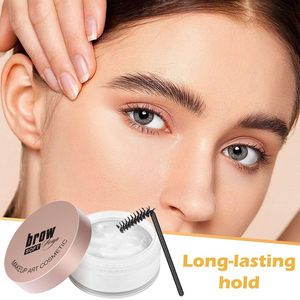 Bingbrush waterproof finish demonstrates smudge-proof brows all day.
