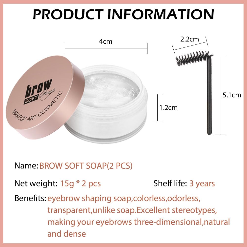 Bingbrush eyebrow wax long-lasting hold keeps brows groomed.