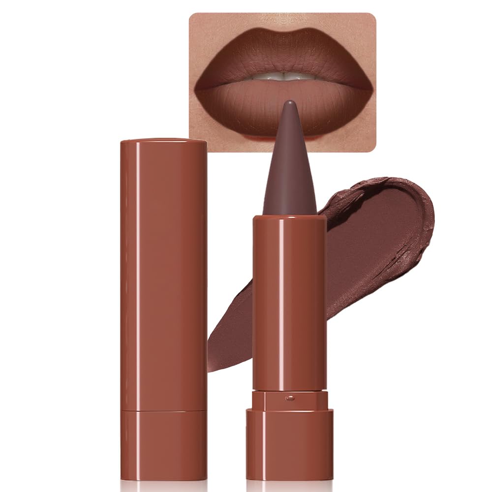 BINGBRUSH gradient lip liner conic tip for precise brown contour and ombre look