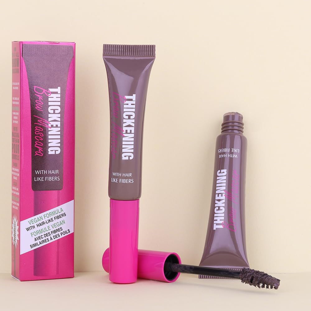 BINGBRUSH brow mascara covers gray hairs while shaping brows.