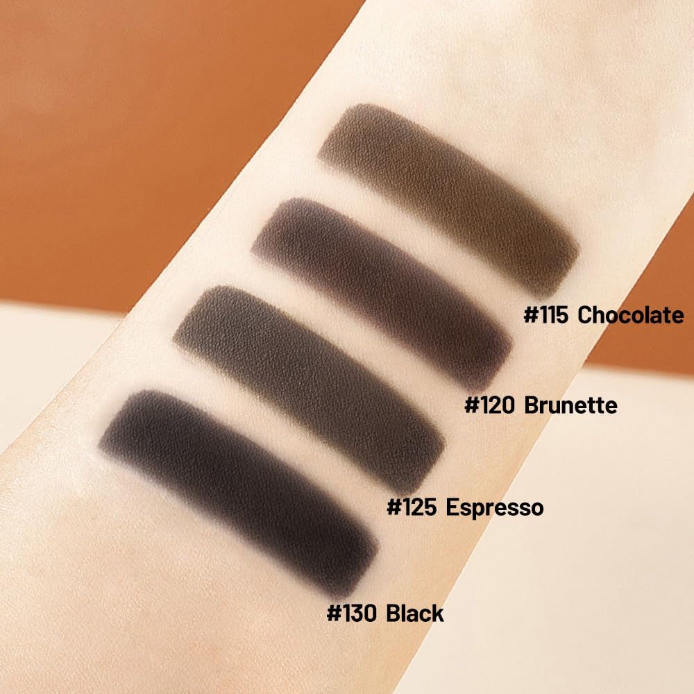 BINGBRUSH espresso shade packaging for quick shade identification.