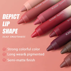 BINGBRUSH cone-tip lip liner allows precise shaping and filling with Rose Latte