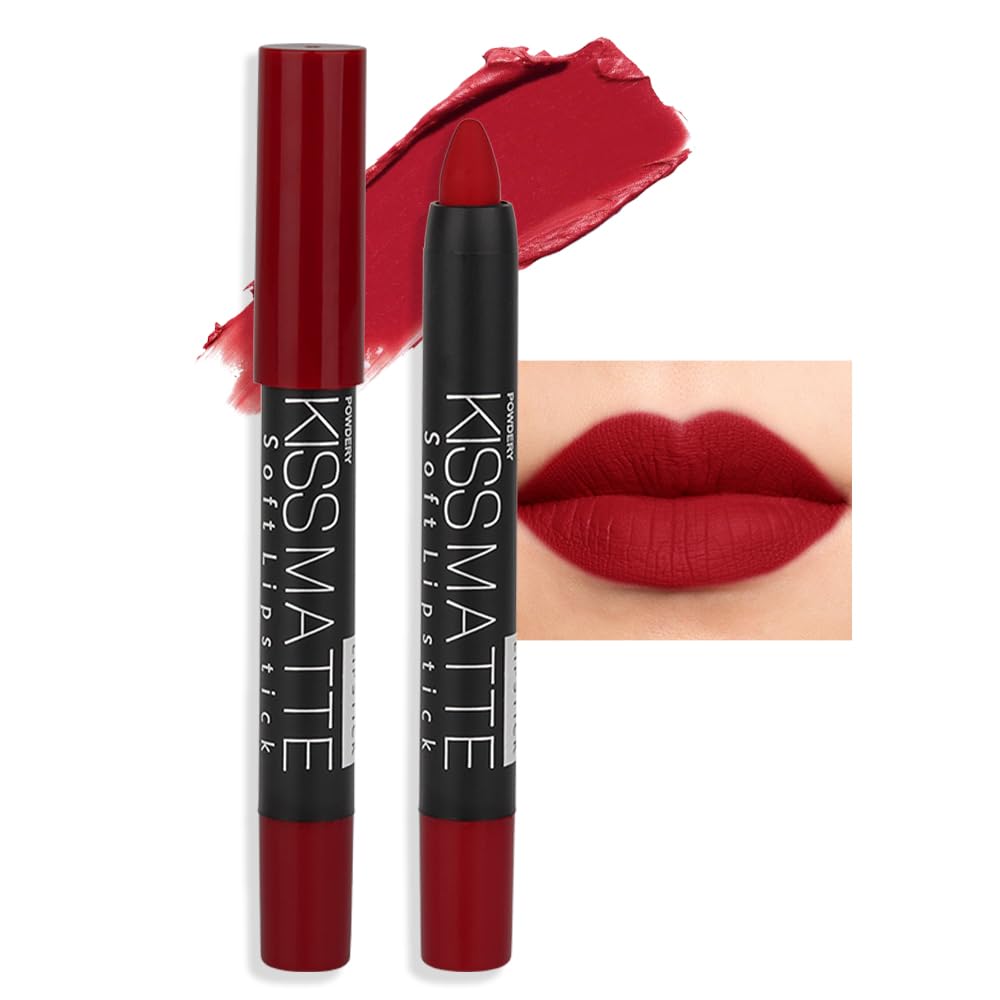 BINGBRUSH Smooth Longwear Lipstick Pack swatch shows rich matte color with lasting wear.