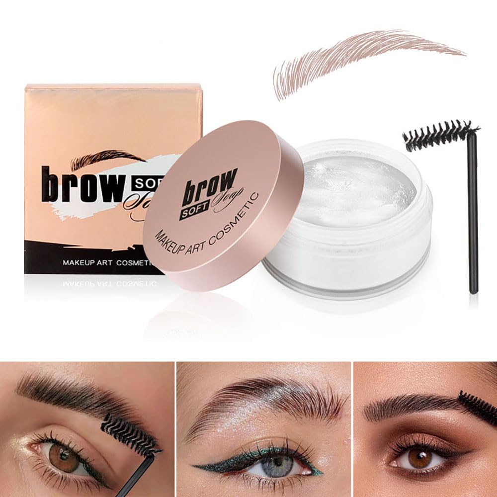 Bingbrush Soap Brows Kit box packaging showcasing clear brow gel set for natural shaping.