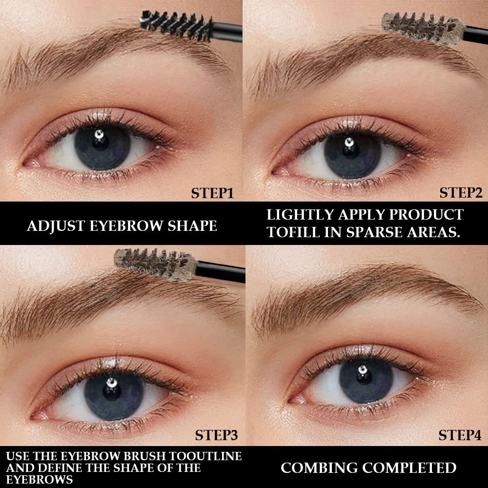 BINGBRUSH spiral-tech brush delivers precise, quick brow application