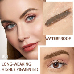 BINGBRUSH tinted thickening eyebrow mascara in black provides bold definition and lasting tint.