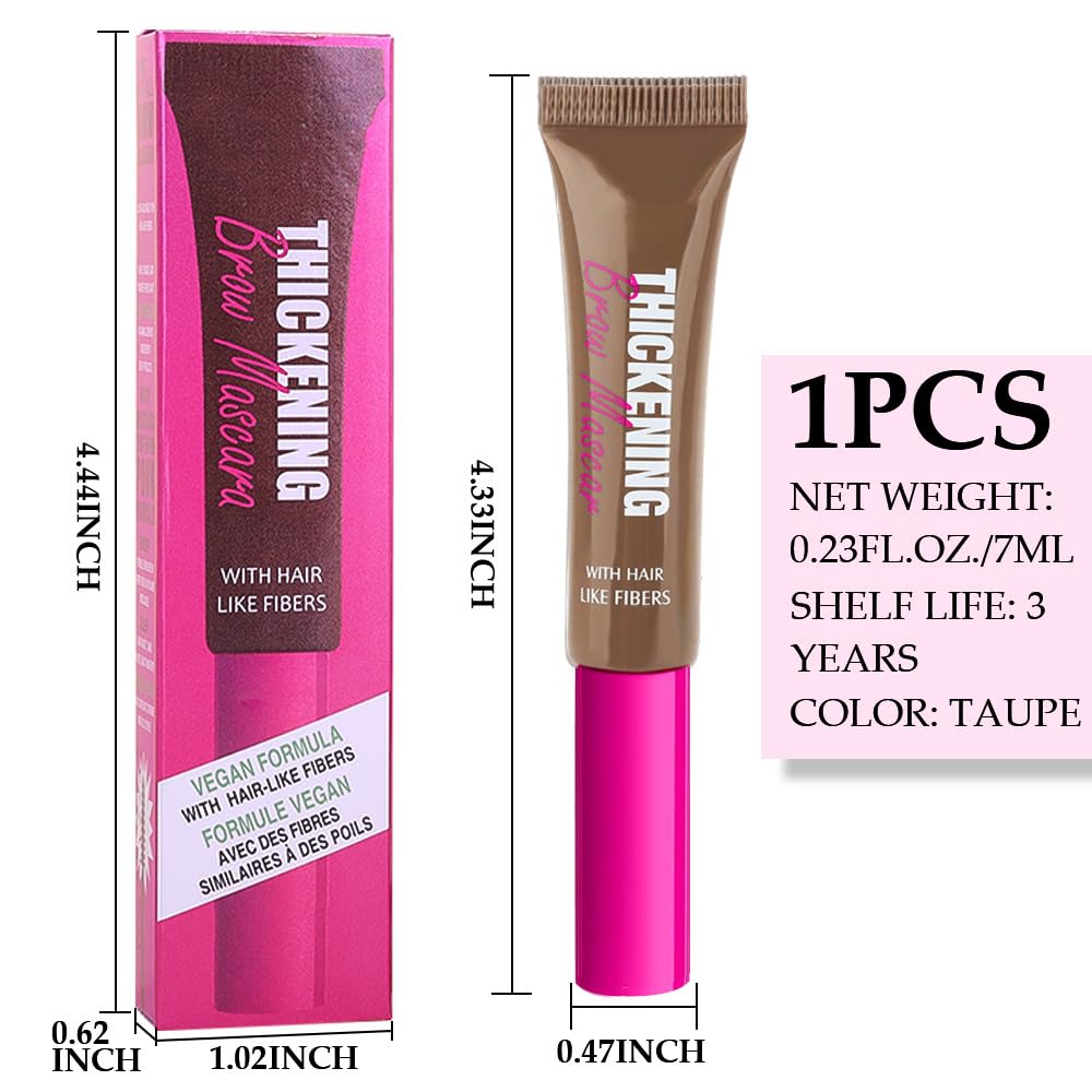 BINGBRUSH waterproof and transfer-proof brow gel lasts through activities.
