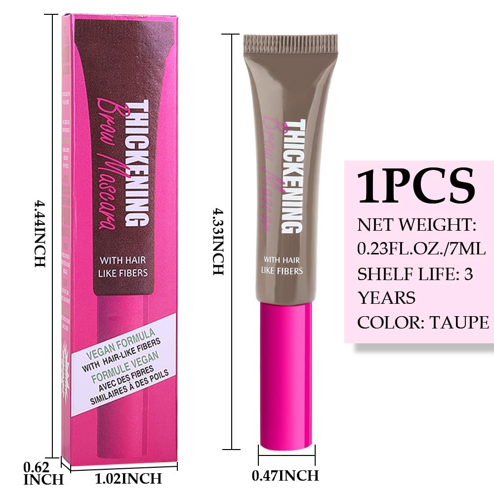 BINGBRUSH waterproof and transfer-proof brow mascara in action.