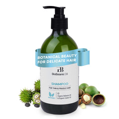 Bio Botanic Oil Shampoo bottle for thin hair and fuller look